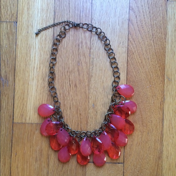 Orange Statement Necklace! - Picture 2 of 5